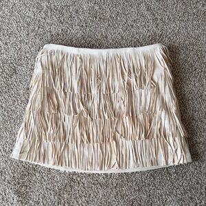 Fringe suede Skirt